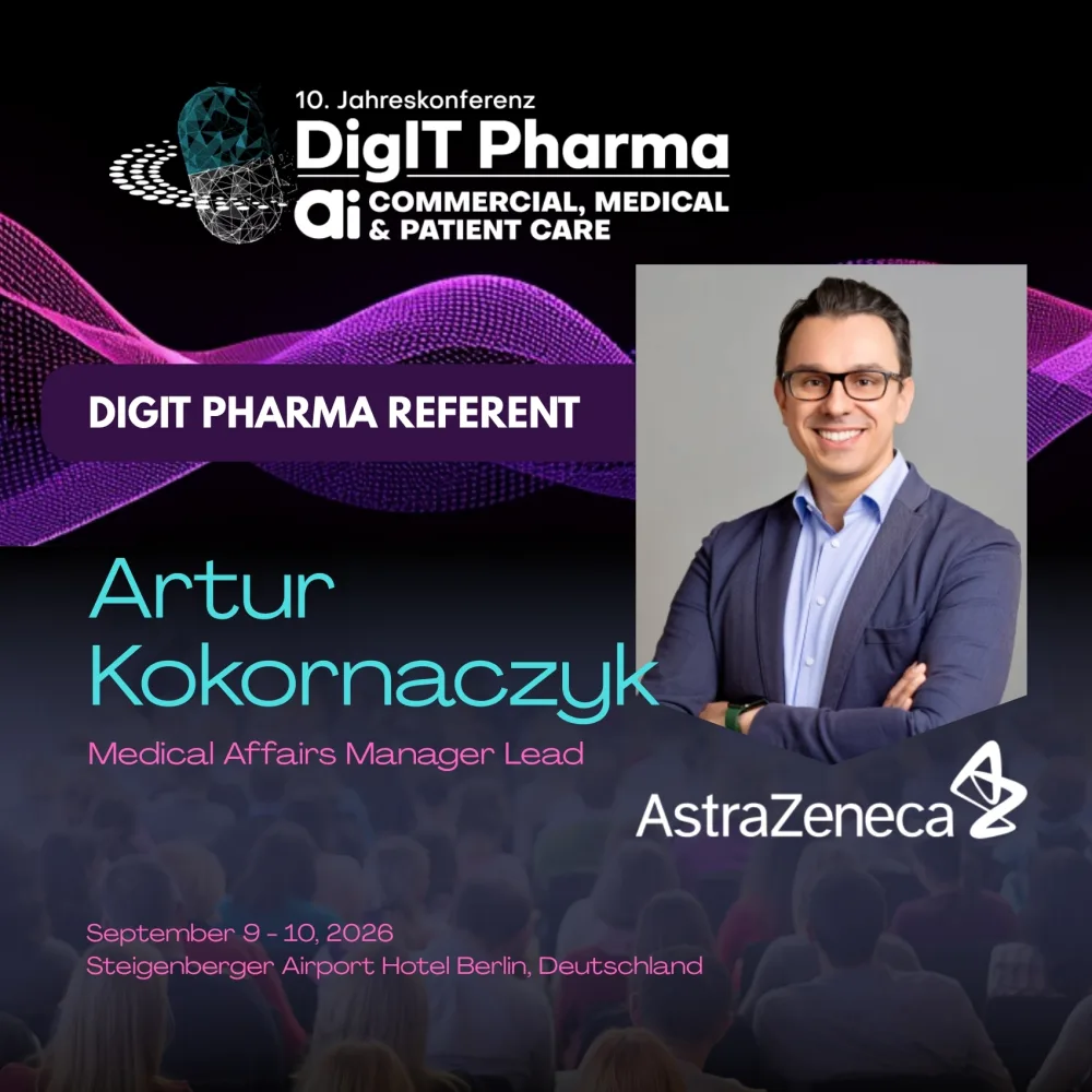 Dr. Artur Kokornaczyk — Speaker at DigIT Pharma 2026, Berlin
